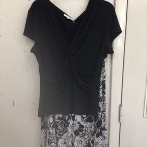 Dress Barn 2 piece skirt and top size XL